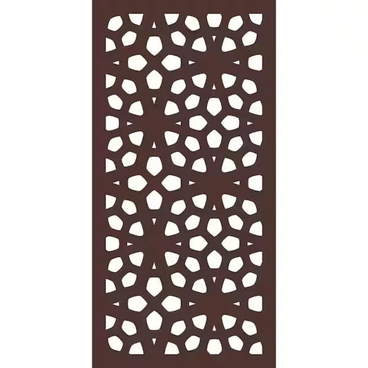 Marakesh -  (Brown) Modular Hardwood Composite Privacy Screen Panel