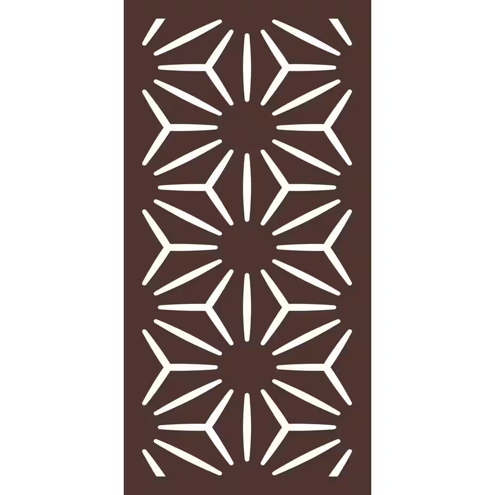 Star Anais  - (Brown) Modular Hardwood Composite  Privacy Screen Panel