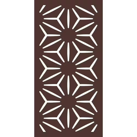 Star Anais  - (Brown) Modular Hardwood Composite  Privacy Screen Panel