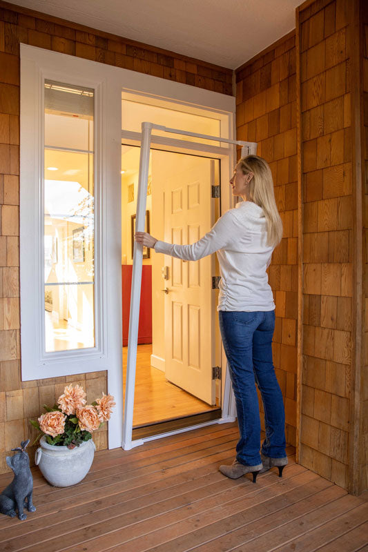 Cool Single Retractable Screen Door