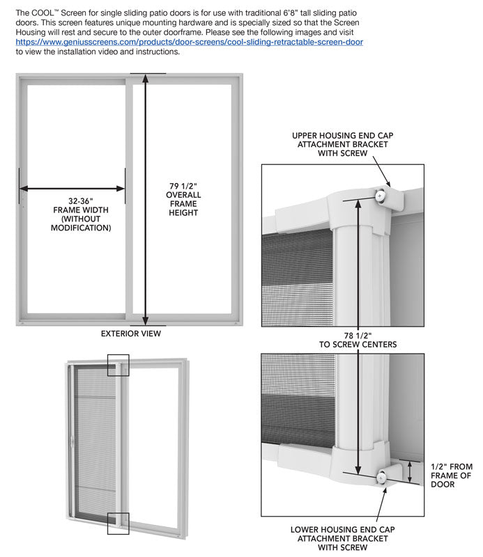 Cool Sliding Retractable Screen Door